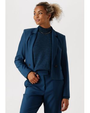 Jansen Amsterdam Damen Blazers Wtq267 Blazer Bowie - Blau