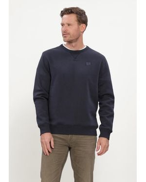 PME LEGEND Herren Pullover & Cardigans Crewneck Soft Fleece Sweat - Blau