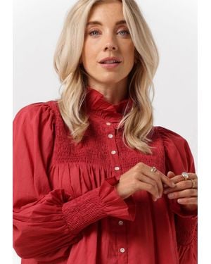 Antik Batik Bluse Anahi Blouse Damen - Rot