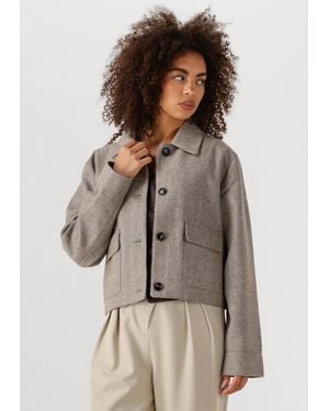 Neo Noir Damen Jacken Romana Herringbone Jacket - Grau
