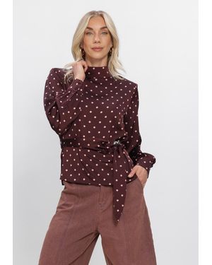 Studio Amaya Damen Blusen Selya Blouse - Rot