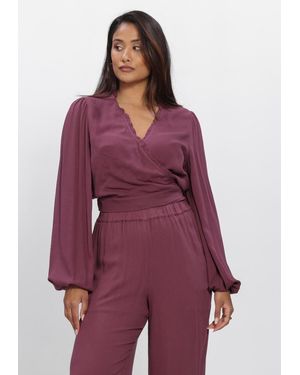 Harper & Yve Damen Blusen Flora-Ls - Lila