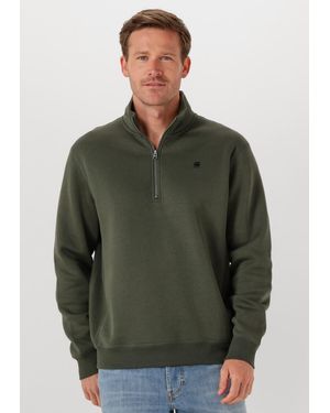 G-Star Herren Pullover & Cardigans Premium Core Half Zip R Sw L\S - Grün