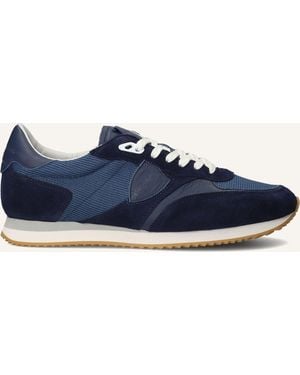 Philippe Model Herren Sneaker Blville Low - Blau