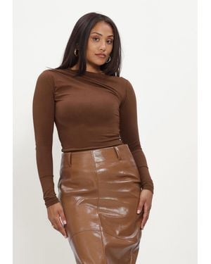 Josh V Damen Tops & T-Shirts Lenie Top - Braun