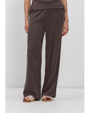 Y.A.S Damen Hosen Yasibela Hw Pants - Braun