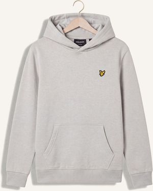 Lyle & Scott Jungen Pullover & Cardigans Brush Back Pullover Hoodie - Grau