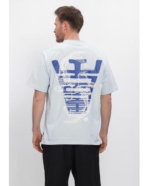 Woodbird Herren Polos & T-Shirts Wbbaine Carp Tee - Weiß