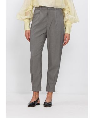 Copenhagen Muse Damen Hosen Tailor Pants - Grau