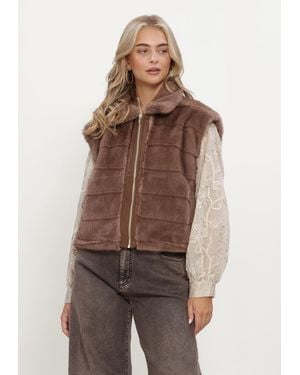 Nukus Damen Blazers Hani Gilet - Braun