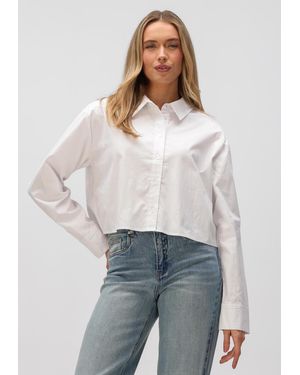 Gestuz Damen Blusen Gzyork Short Shirt - Grau