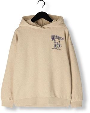 Scotch & Soda Pullover Loose-Fit Artwork Sweatshirt Mädchen - Natur