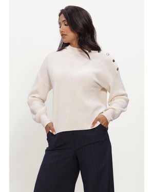 Caroline Biss Damen Pullover & Cardigans 4210 - Weiß