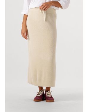 Simplee Damen Röcke Knit-Feather-Met-25-3 - Weiß