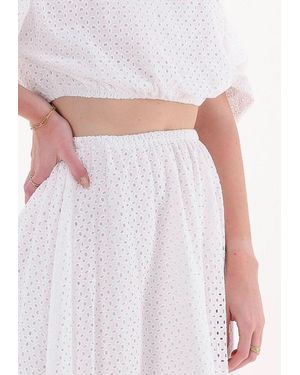 NA-KD Maxirock Anglais Maxi Skirt - Mehrfarbig