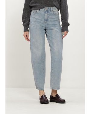 Y.A.S Damen Jeans Yassky Hw Barrel Jeans - Blau