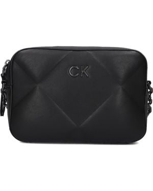 Calvin Klein Umhängetasche Re-Lock Quilt Camera Bag Damen - Schwarz