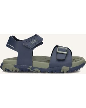 Geox Jungen Sandalen J35Hma - Schwarz
