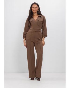 Aaiko Damen Jumpsuits Vion Vis 147 - Braun