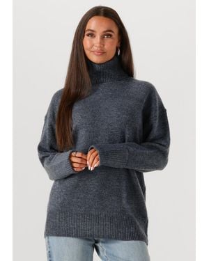 WITHBLACK Damen Pullover & Cardigans Wblalva Long Roll Neck Sweater - Grau