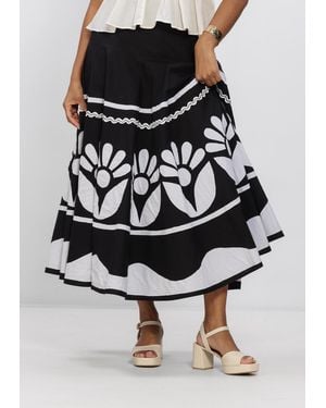 Antik Batik Damen Röcke Cadix Skirt - Schwarz