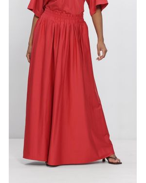 EST'SEVEN Damen Röcke Aylin Skirt - Rot