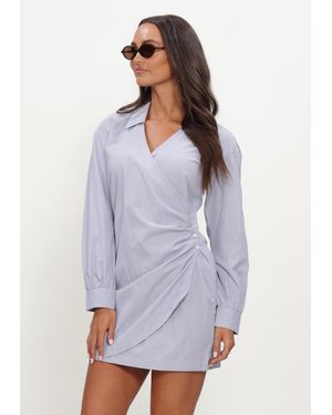 Modström Damen Kleider Brodiemd Dress - Weiß