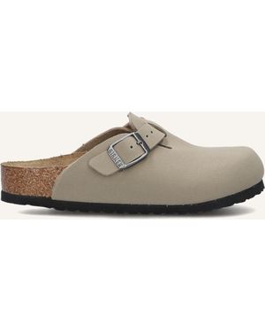 Birkenstock Jungen Slipper Boston - Schwarz