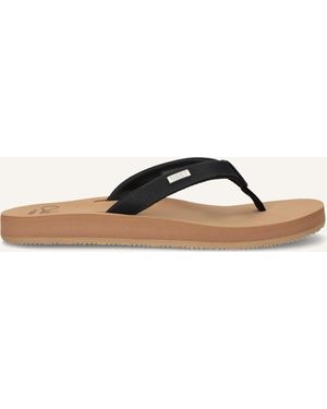 Reef Damen Pantoletten Baja Sands - Schwarz