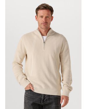 G-Star Herren Pullover & Cardigans Structure Half Zip Knit - Natur