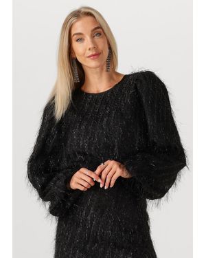 Studio Amaya Damen Blusen Velvet - Schwarz