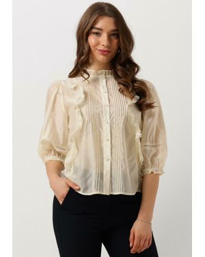 Lolly's Laundry Damen Blusen Vidall Shirt 3/4 - Natur