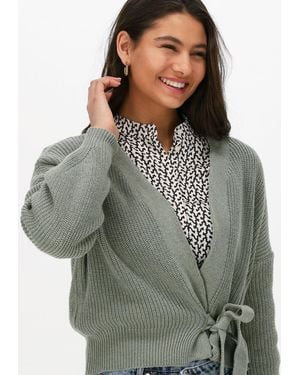 Simplee Strickjacke Knitted Cardigan Rosey Es - Mehrfarbig