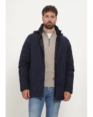 Peuterey Herren Jacken Peebles Srtr Grs01 - Blau