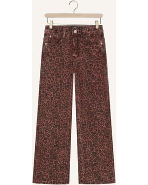Indian Blue Jeans Mädchen Jeans Wide Fit Animal - Braun