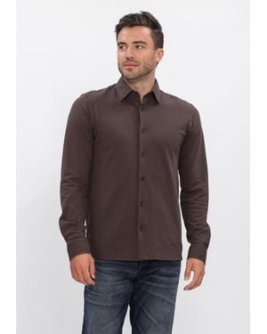 Dstrezzed Herren Hemden Ds_Blaze Shirt - Braun