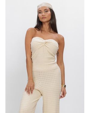 Studio Amaya Damen Tops & T-Shirts Kiek Top - Natur