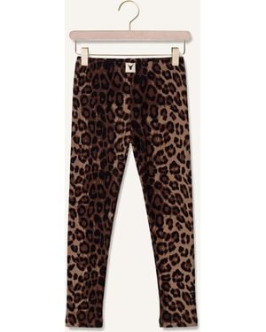 Alix Mini Mädchen Hosen Tiger Legging - Schwarz
