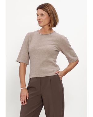 Bruuns Bazaar Damen Pullover & Cardigans Chalinabbandra Knit - Natur