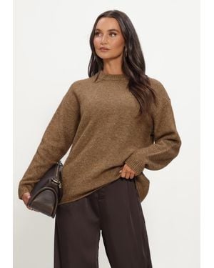 Josh V Damen Pullover & Cardigans Elina Sweater - Braun