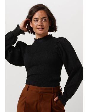 Antik Batik Damen Tops & T-Shirts Angelie Smock Blouse - Schwarz