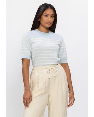 Y.A.S Damen Pullover & Cardigans Yaslena Ss Knit Pullover - Weiß