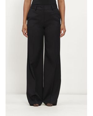 Haute L'Amitié Damen Hosen Premiere Plain Tall Pant - Schwarz