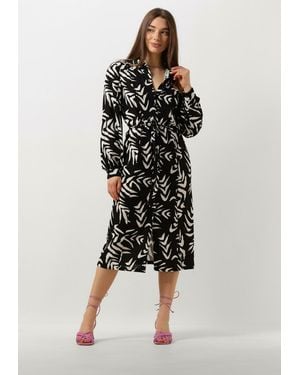 Object Damen Kleider Objemira Tilda L/S Dress - Schwarz