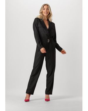 Aaiko Damen Jumpsuits Jessie Pinstripe Vis 548 - Schwarz