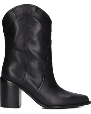Josh V Hohe Stiefel Anke - Schwarz