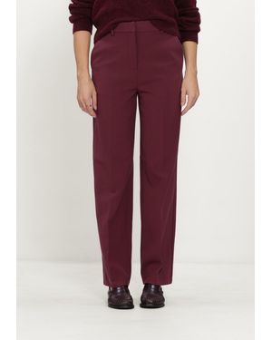 Y.A.S Damen Hosen Yaslikka Hw Wide Pants - Rot