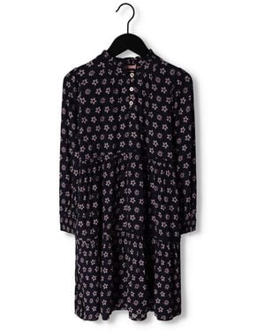 Scotch & Soda Midikleid Long Sleeved All Over Printed Crinkle Mädchen - Blau