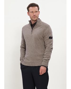 Peuterey Herren Pullover & Cardigans Braille Grs 04 - Grau