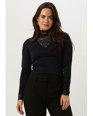 Minus Damen Tops & T-Shirts Vanessa V-Cut Blouse - Schwarz